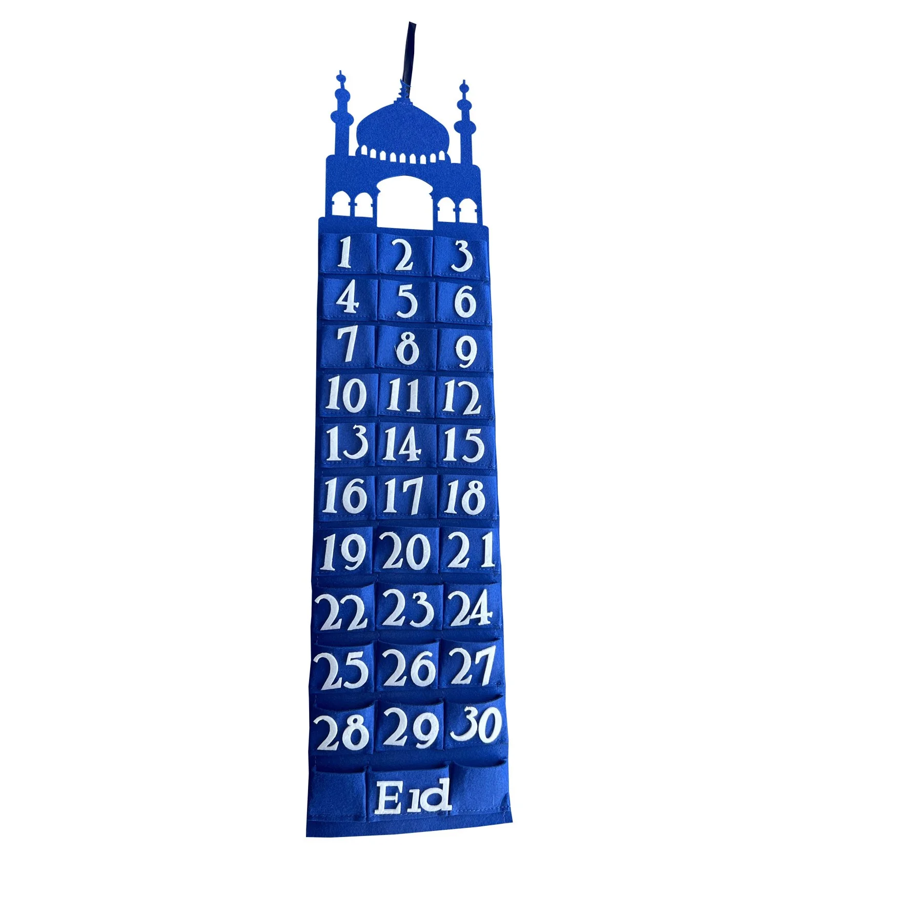 Felt Ramadan Calendar
Slim Blue