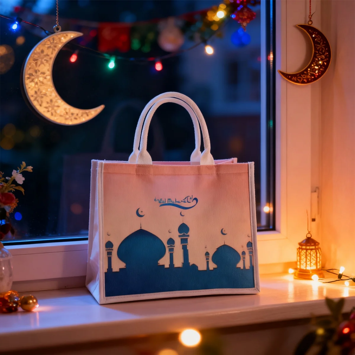 EID Mubarak Tote Bag 1pcs