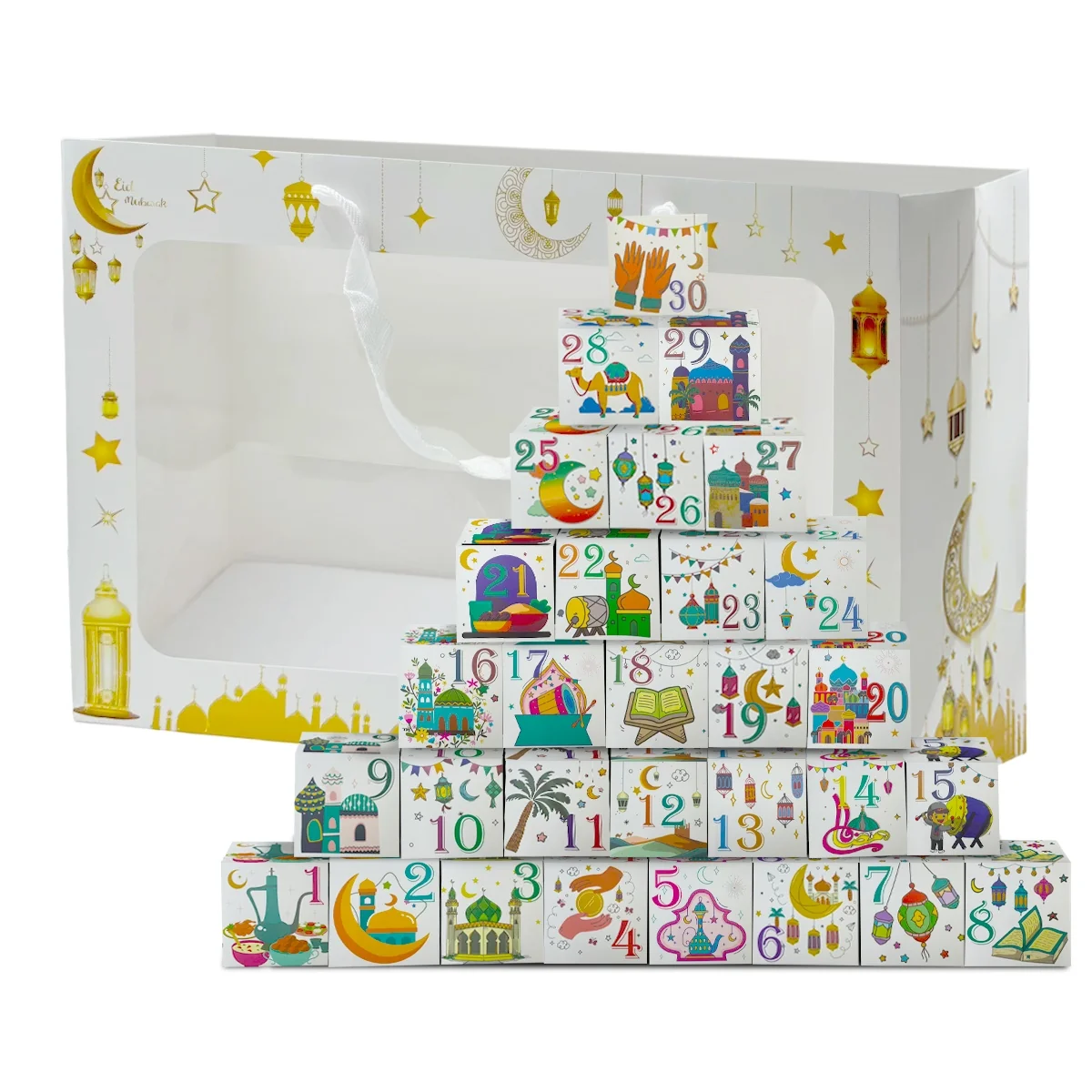 DIY Eid Countdown Calendar Boxes Set 1pcs — packaging