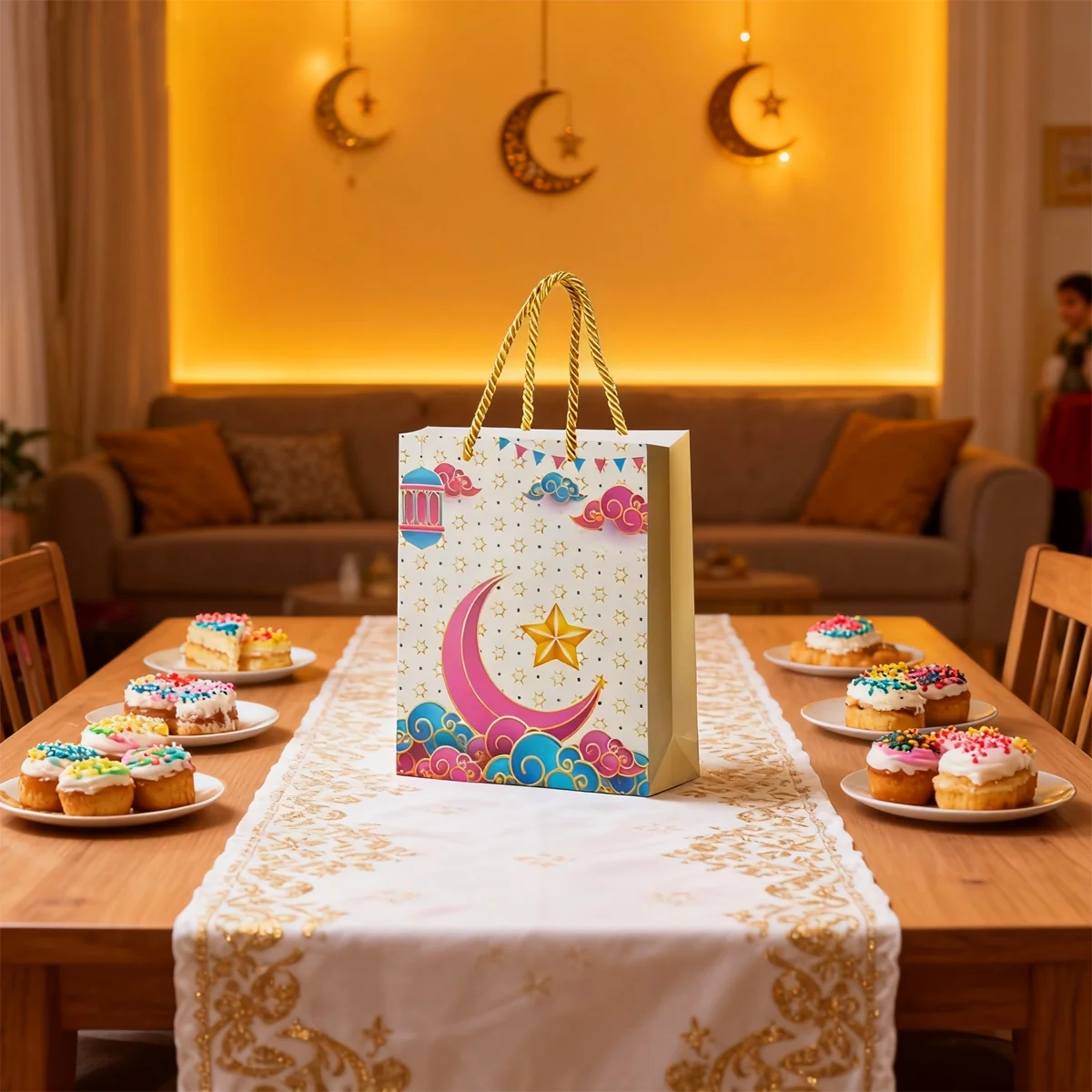 Ramadan / Eid Mubarak Gift Bags 1pcs — size reference