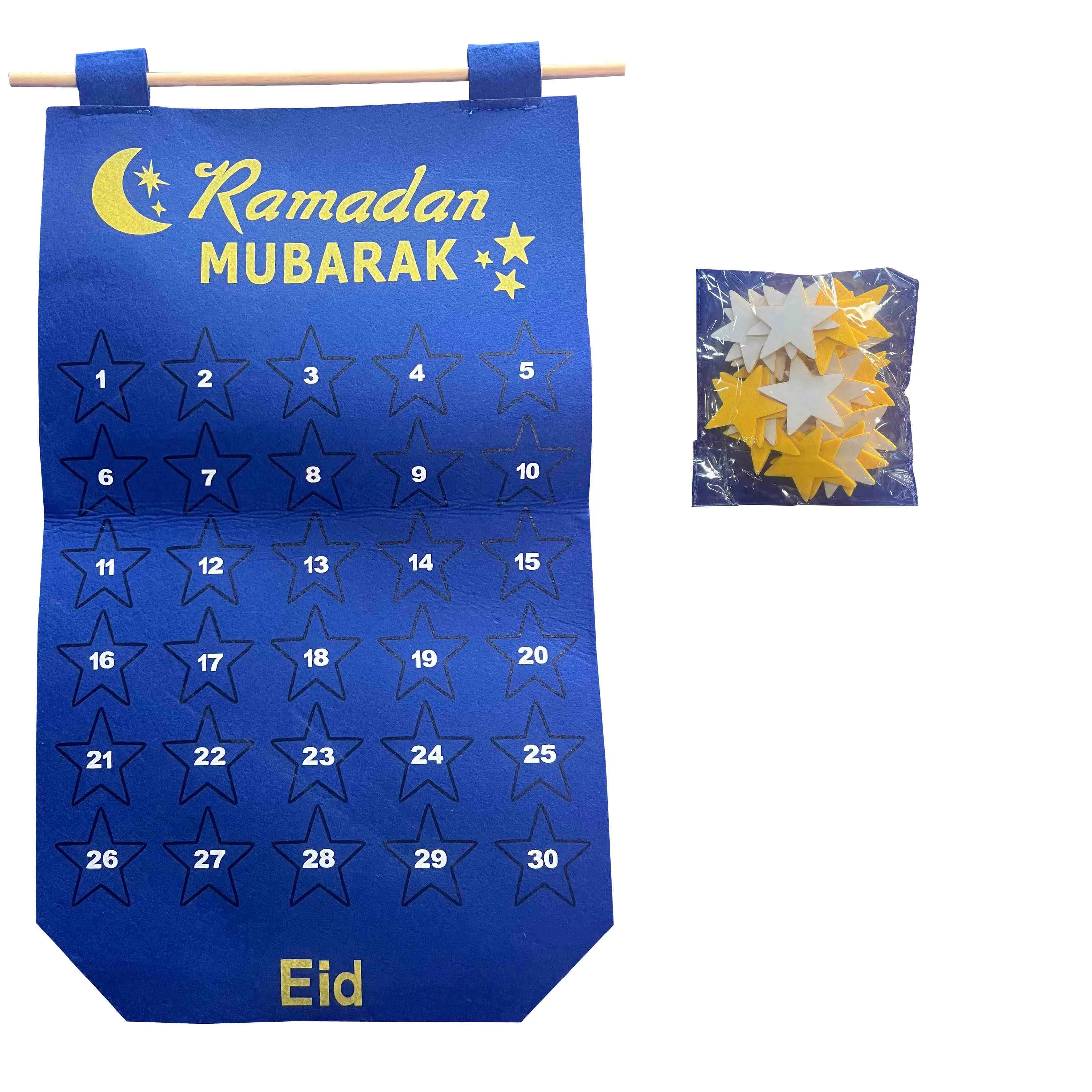 Felt Ramadan Calendar
with Star Marker Blue