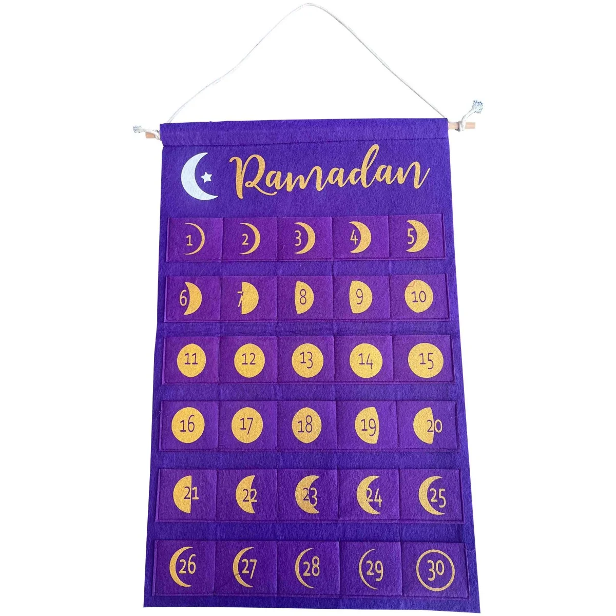 Felt Ramadan Calendar
Purple