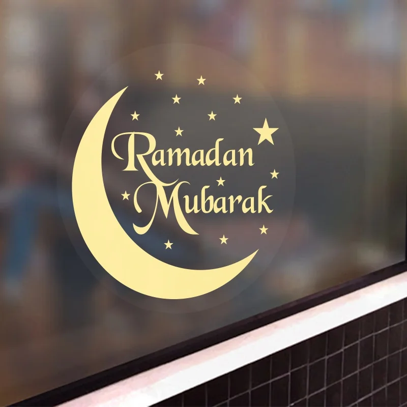 Ramadan Transparent Window Sticker 60cm
