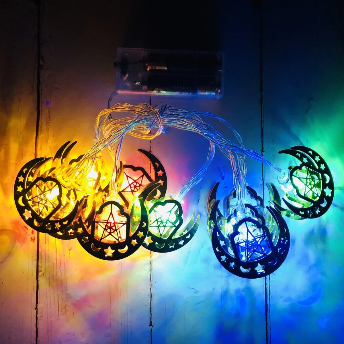 Ramadan Led Garland with Battery Case — size reference