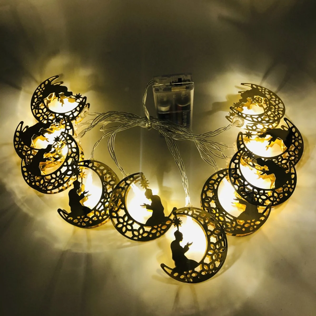 Ramadan Led Garland with Battery Case — size reference