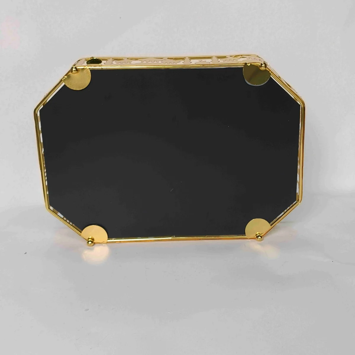 EID Golden Mirror Rectangle Serving Tray 48pcs — packaging