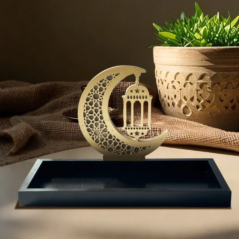 EID Serving Tray with LED Light Moon 1pcs