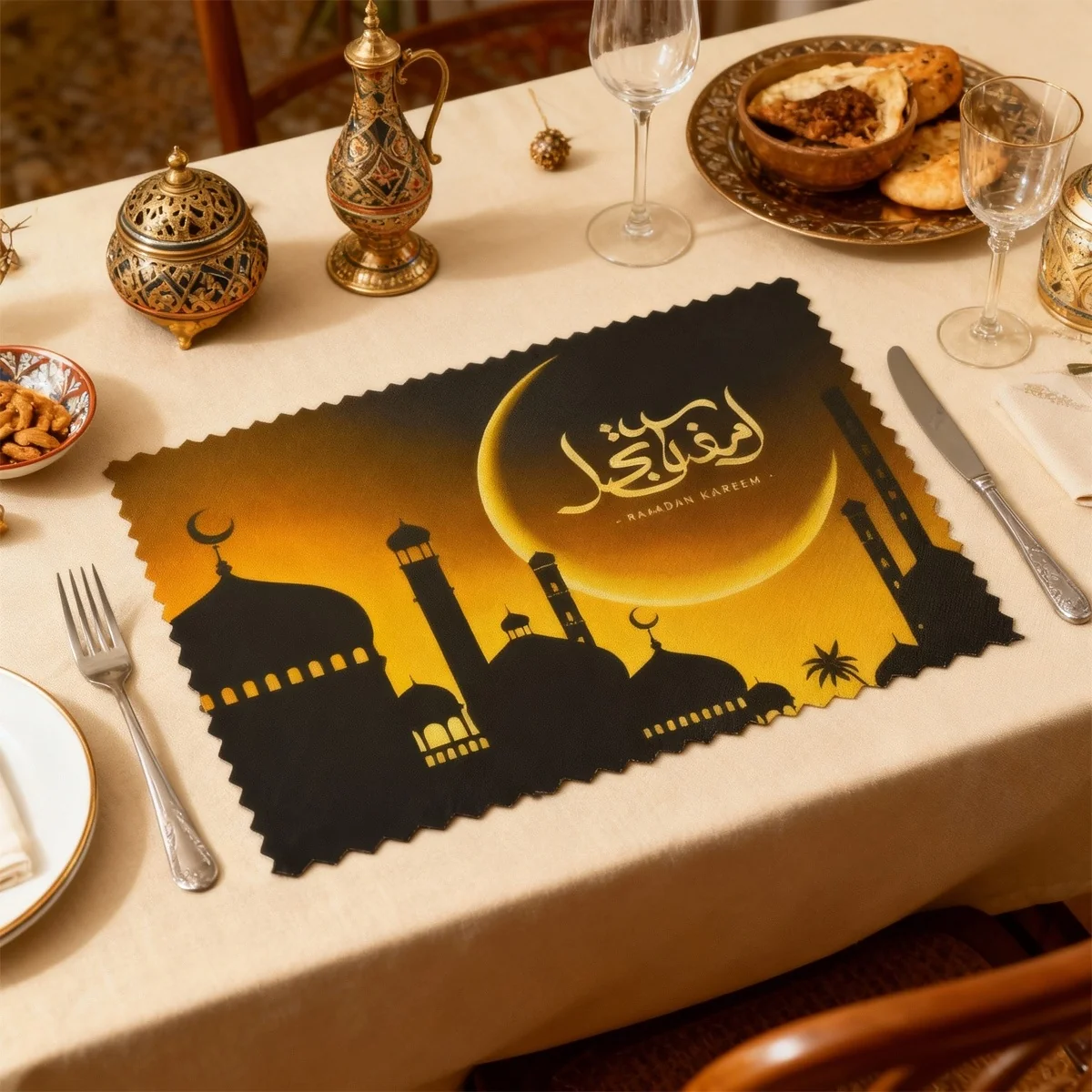 Ramadan Kareem Placemat linen placemat