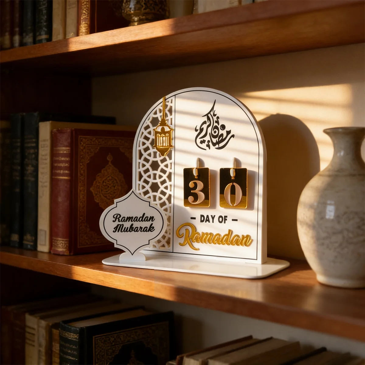 Ramadan Calendar - White — angle view