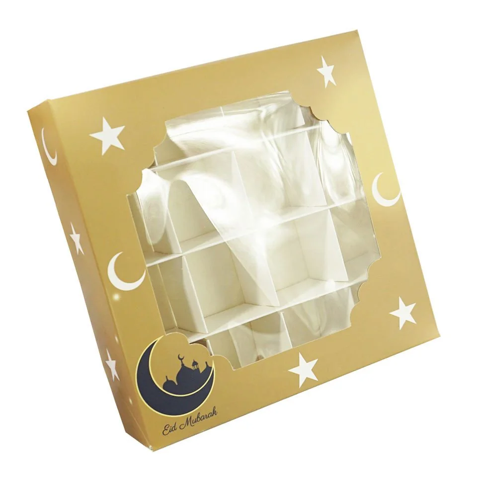 Ramadan 16 Grids Candy Box 2pcs