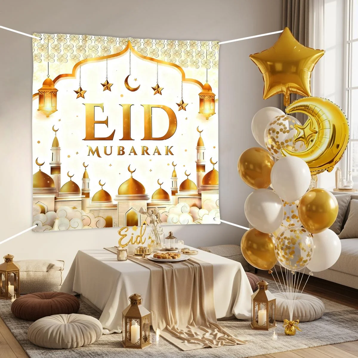 Ramadan balloon set-70pcs — size reference
